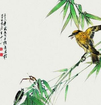 螳螂捕蝉的故事